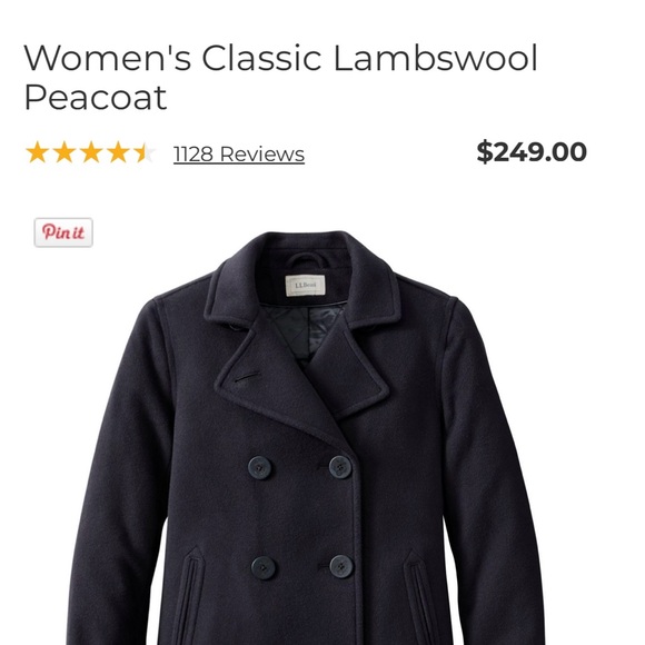 Women's Navy Peacoat - Picture 2 of 7
